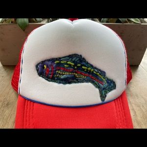 Boys fish trucker hat